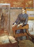 Portrait of Miss Lu Edgar Degas